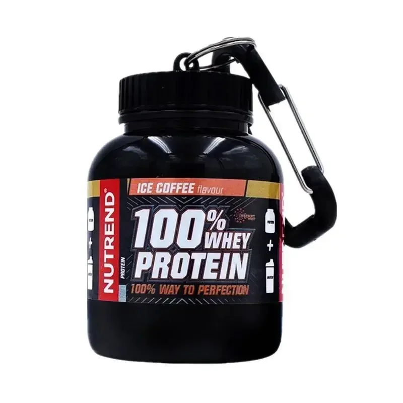 Portable Protein Powder Container Pill Organizer Protein Keychain Sport Nutrition Water Bottle Sport Whey Protein Supplement Cup - Image 3