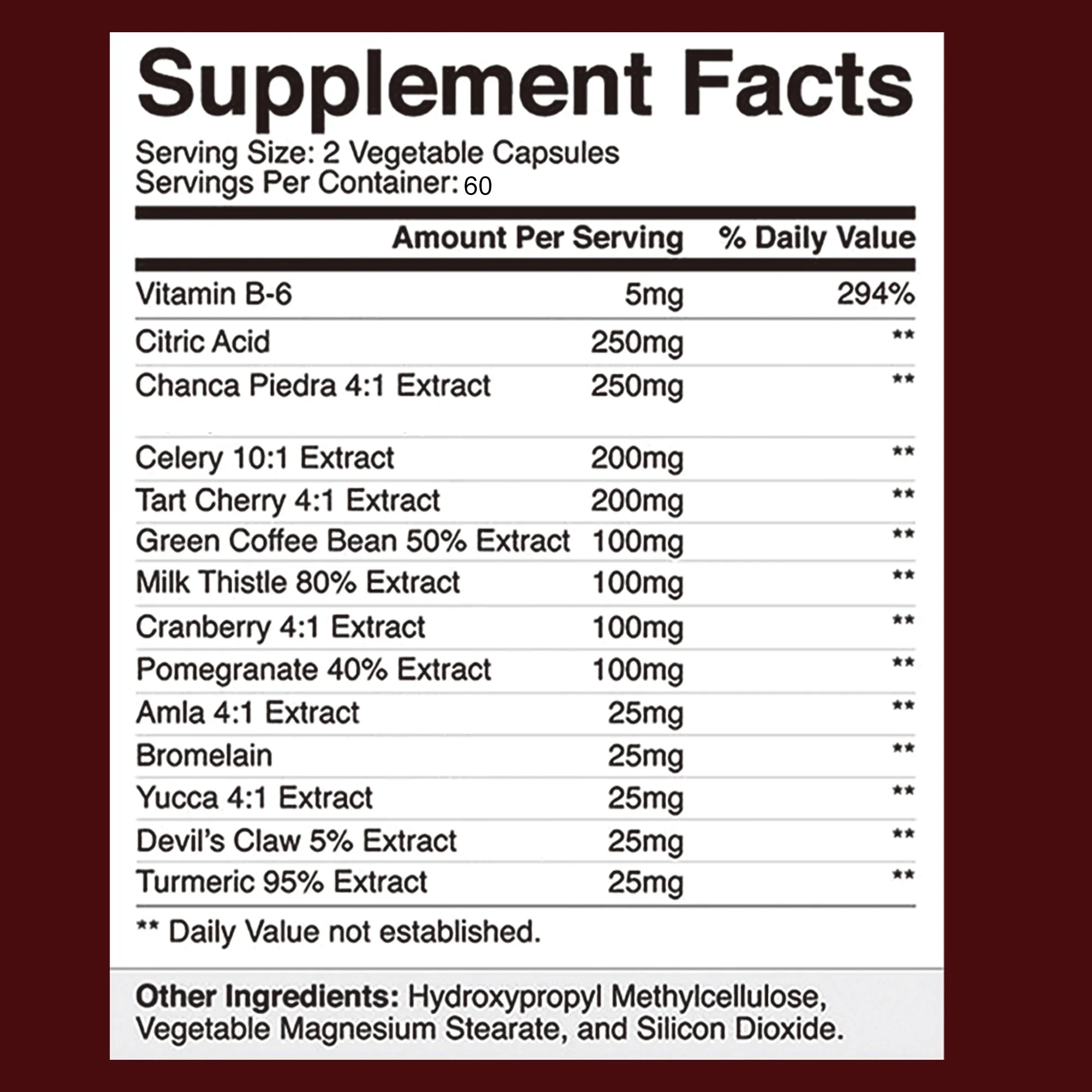 Uric Acid Cleanse Formula - with Celery Seed - Kidney Cleansing, Joint and Muscle Health - 120 Capsules - Image 2