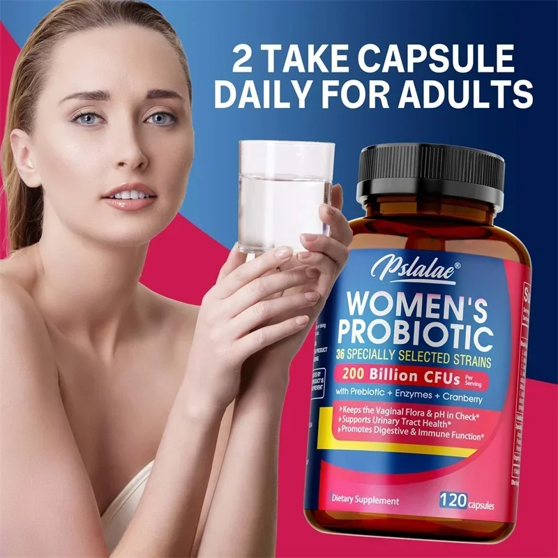 Probiotics for Women - Supports Intestinal Health, Helps with Weight Loss, and Balances Gut Bacteria - 120 Capsules - Image 4