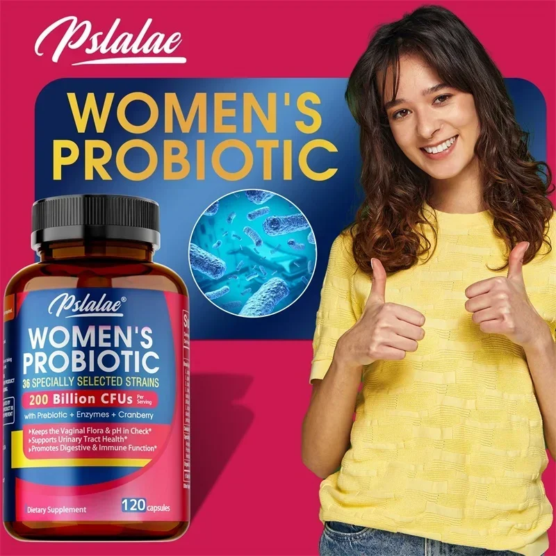 Probiotics for Women - Supports Intestinal Health, Helps with Weight Loss, and Balances Gut Bacteria - 120 Capsules - Image 5