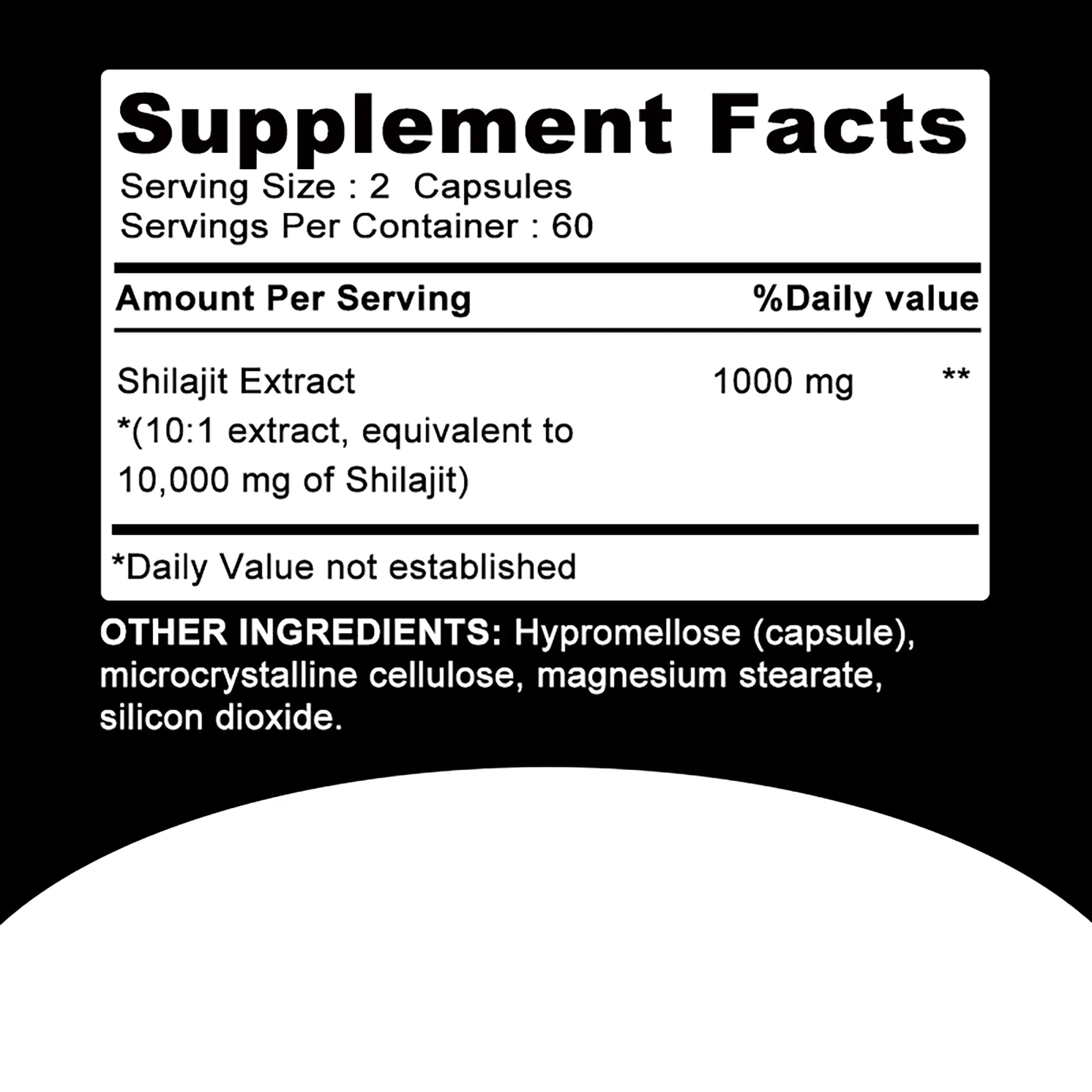 Shilajit Supplements - Enhance Nutrient Absorption and Promote Detoxification, Relieve Stress - 120 Capsules - Image 2