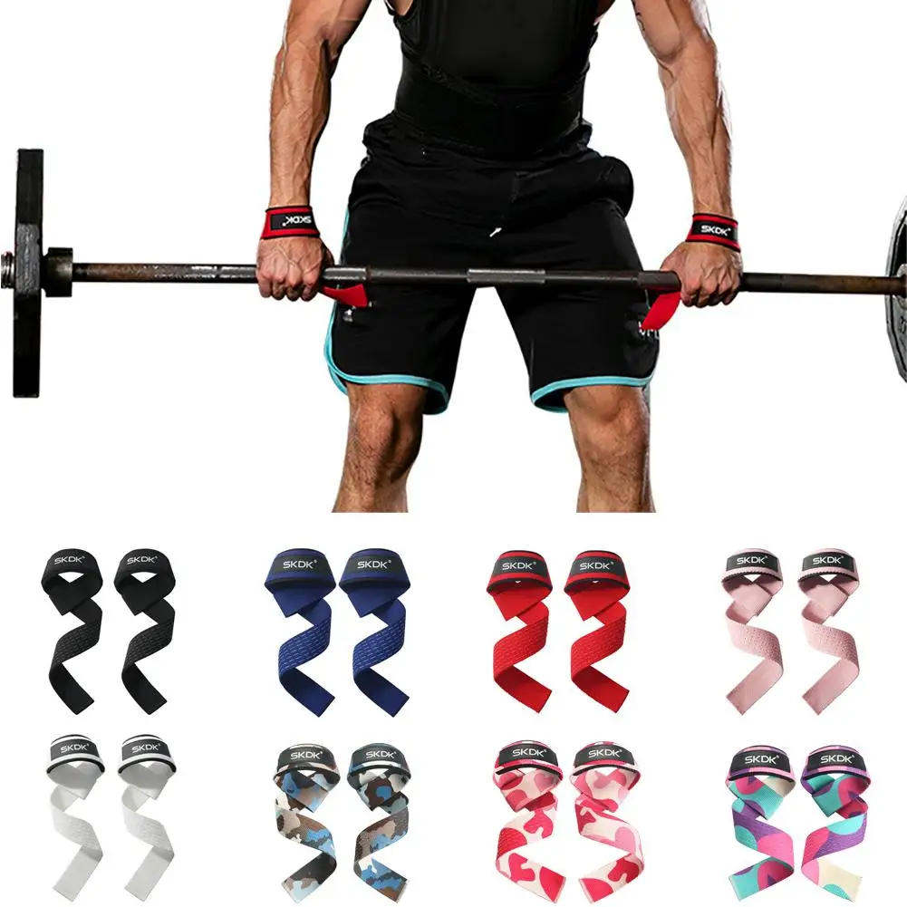 Silicone Weightlifting Straps Anti-Slip Lifting Wrist Wrist Crossfit Strength Hand Straps Grips Deadlifts Training Support A8V7 - Image 2